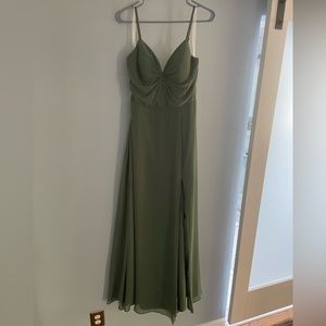 Azazie Eucalyptus Dani dress